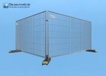 Ogrodzenie budowlane, zestaw zapobiegający wspinaniu się, 10 sztuk