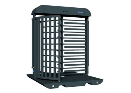 Kołowrót z przyłączem do ogrodzenia budowlanego