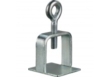 Schilderklemmen verzinkt passend für Rund-und Vie