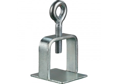 Schilderklemmen verzinkt passend für Rund-und Vie