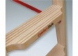 Euroline Holz Stufenstehleiter mit Comfort-Stufen mit Werkzeugablage 2x5 Stufen