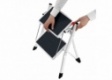 Hailo MK60 Mini Klapptritt weiß 2 Stufen