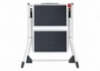 Hailo MK60 Mini Klapptritt weiß 2 Stufen