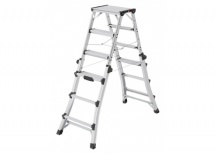 Hailo D100 TL TopLine Stehleiter mit teleskopierbaren Holmen