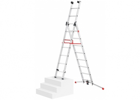 Hailo ProfiLOT Kombileiter 2x9 + 1x8 Sprossen