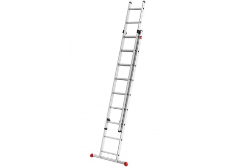 Hailo S80 ProfiStep® duo Schiebeleiter 2x9 Sprossen
