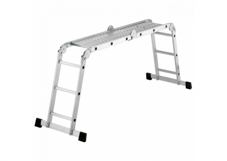 Hailo ProfiStep® Gelenkleiter M60 mit Plattform 4x3 Sprossen