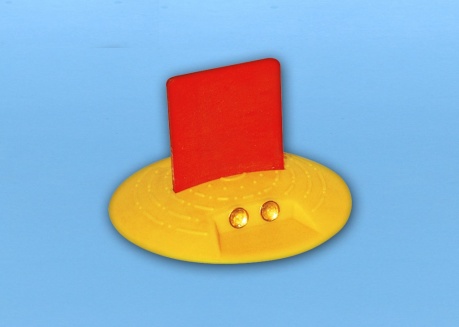 Przycisk oznaczający flagą