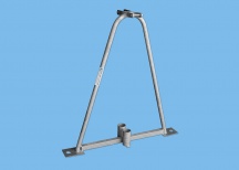 Stojak ogrodzeniowy o konstrukcji stalowej