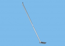 Wspornik ogrodzenia budowlanego z dużą płytą