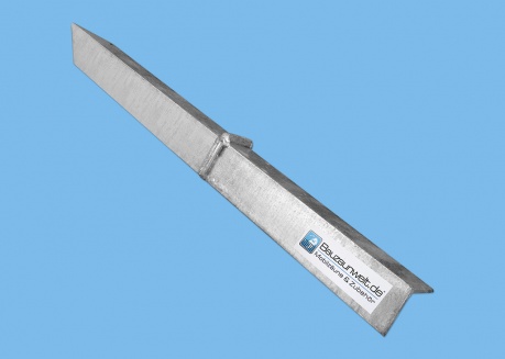 Kolec uziemiający płot budowlany