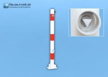 Słupek odgradzający 76 mm składany