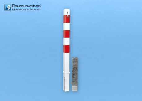 Słupek odgradzający 70 x 70 mm zdejmowany