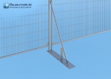 Specjalna konstrukcja wspornika ogrodzenia