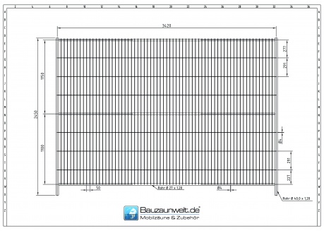 Ogrodzenie budowlane TF3 - Maxi