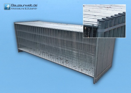 Ogrodzenie budowlane o wysokości 1,20 m, zestaw 10 szt